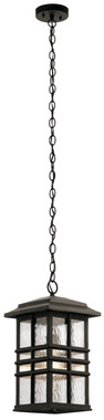 Kichler - 49833OZ - One Light Outdoor Pendant - Beacon Square - Olde Bronze