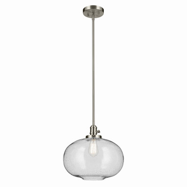 Kichler - 43911NI - One Light Pendant - Avery - Brushed Nickel