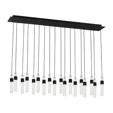 Visual Comfort Modern - SLCH40227B - LED Chandelier - Lassell - Nightshade Black