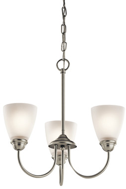 Kichler - 43637NI - Three Light Mini Chandelier - Jolie - Brushed Nickel