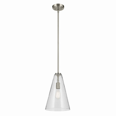 Kichler - 42199NICS - One Light Pendant - Everly - Brushed Nickel