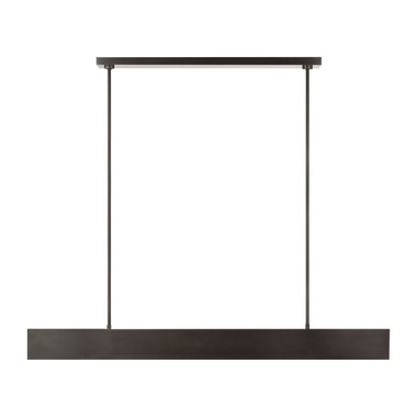 Visual Comfort Modern - KWLS34927BZ - LED Linear Chandelier - Pench - Dark Bronze