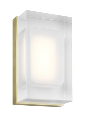 Visual Comfort Modern - 700WSMLY7R-LED930 - LED Wall Sconce - Milley - Aged Brass