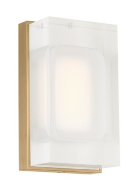 Visual Comfort Modern - 700WSMLY7NB-LED930-277 - LED Wall Sconce - Milley - Natural Brass