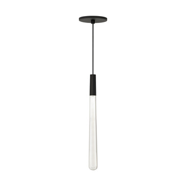 Visual Comfort Modern - 700TRSPPYLC1RB-LED930 - LED Pendant - Pylon - Nightshade Black