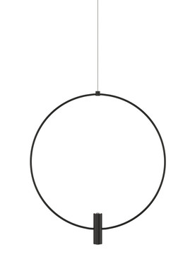 Visual Comfort Modern - 700MPLAY18B-LED930 - LED Pendant - Layla - Nightshade Black