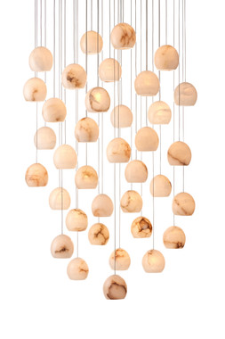 Currey and Company - 9000-0901 - 36 Light Pendant - Lazio - White