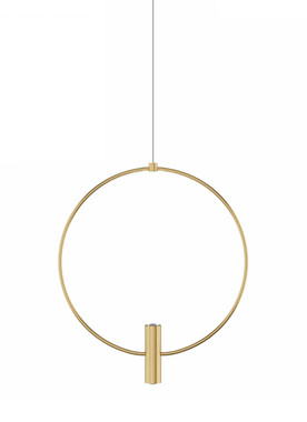 Visual Comfort Modern - 700MOLAY13NB-LED930 - LED Pendant - Layla - Natural Brass