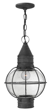 Hinkley - 2202DZ - LED Hanging Lantern - Cape Cod - Aged Zinc