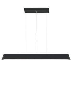 Visual Comfort Modern - 700LSZHN49B-LED - LED Linear Suspension - Zhane - Black Rubberized