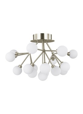 Visual Comfort Modern - 700FMMRAS-LED927 - LED Flush Mount - Mara - Satin Nickel