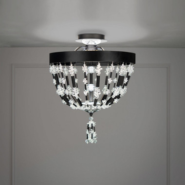 Schonbek - S2817-48O - LED Semi-Flush Mount - Bali - Antique Silver