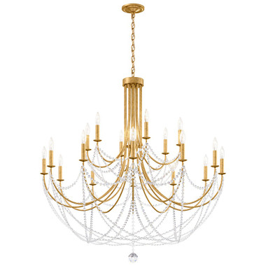 Schonbek - RJ1018N-48O - 18 Light Chandelier - Verdana - Antique Silver