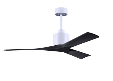 Matthews Fan Company - NK-MWH-BK-52 - 52Ceiling Fan - Nan - Matte White