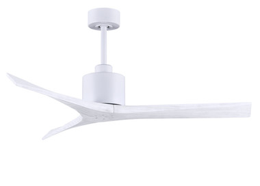 Matthews Fan Company - MW-MWH-MWH-52 - 52Ceiling Fan - Mollywood - Matte White