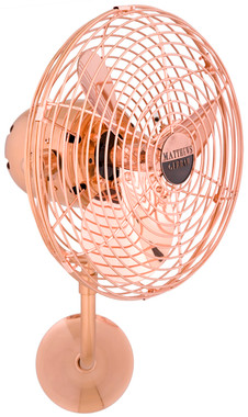 Matthews Fan Company - MP-CP-MTL - 19Wall Fan - Michelle Parede - Polished Copper