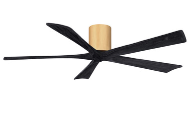 Matthews Fan Company - IR5H-LM-BK-60 - 60Ceiling Fan - Irene-5H - Light Maple