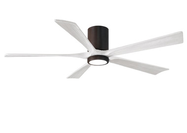 Matthews Fan Company - IR5HLK-TB-MWH-60 - 60Ceiling Fan - Irene-5HLK - Textured Bronze