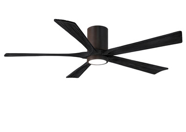 Matthews Fan Company - IR5HLK-TB-BK-60 - 60Ceiling Fan - Irene-5HLK - Textured Bronze