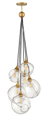 Hinkley - 30306HBR - LED Chandelier - Skye - Heritage Brass