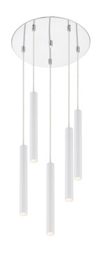Z-Lite - 917MP12-WH-LED-5RCH - LED Chandelier - Forest - Chrome