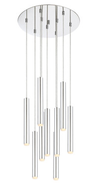 Z-Lite - 917MP12-CH-LED-9RCH - LED Chandelier - Forest - Chrome