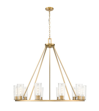 Z-Lite - 826-10MGLD - Ten Light Chandelier - Titus - Modern Gold