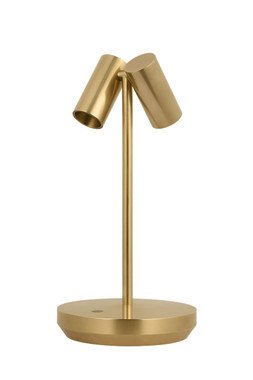 Visual Comfort Modern - SLTB53427HAB - LED Table Lamp - Doppia - Hand Rubbed Antique Brass