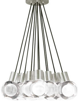 Visual Comfort Modern - 700TDMINAP11CBS-LED930 - LED Pendant - Mina - Satin Nickel