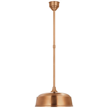 Visual Comfort Signature - TOB 5812SC-SC - LED Pendant - Academy Barn Light - Soft Copper