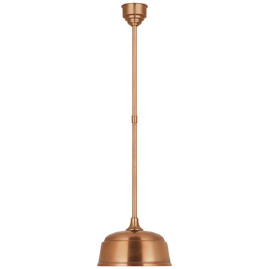Visual Comfort Signature - TOB 5811SC-SC - LED Pendant - Academy Barn Light - Soft Copper