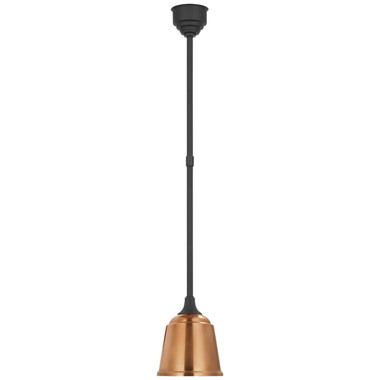 Visual Comfort Signature - TOB 5810MBK-SC - LED Pendant - Academy Barn Light - Matte Black