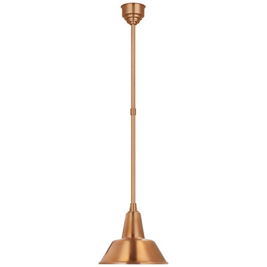 Visual Comfort Signature - TOB 5802SC-SC - LED Pendant - Academy Barn Light - Soft Copper