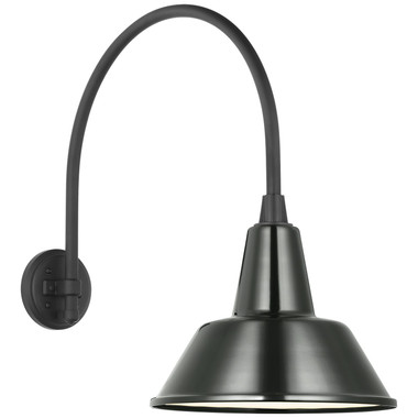 Visual Comfort Signature - TOB 2815MBK/S1-G - LED Barn Light - Academy Barn Light - Matte Black