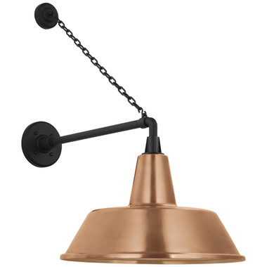 Visual Comfort Signature - TOB 2813MBK/S2-SC - LED Barn Light - Academy Barn Light - Matte Black