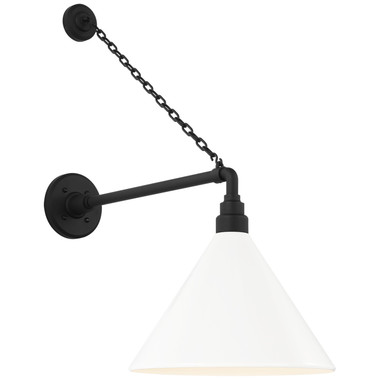 Visual Comfort Signature - TOB 2813MBK/S11-WHT - LED Barn Light - Academy Barn Light - Matte Black