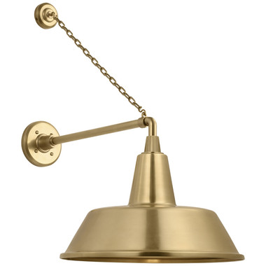 Visual Comfort Signature - TOB 2813HAB/S2-HAB - LED Barn Light - Academy Barn Light - Hand-Rubbed Antique Brass