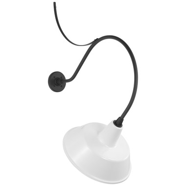 Visual Comfort Signature - TOB 2806MBK/S2-WHT - LED Barn Light - Academy Barn Light - Matte Black