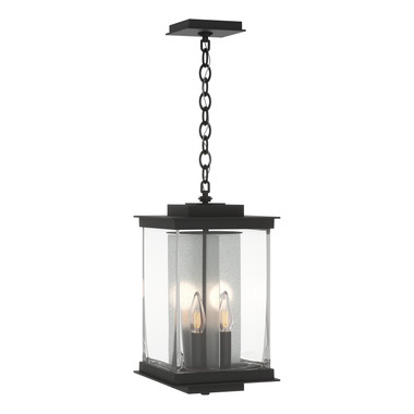 Hubbardton Forge - 356840-SKT-80-81-ZM0703 - Four Light Outdoor Lantern - Kingston - Coastal Black