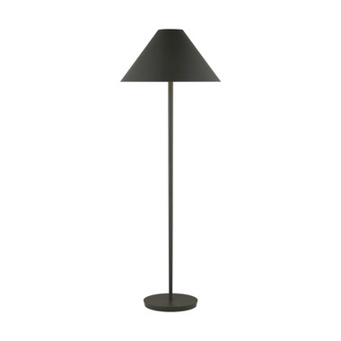Visual Comfort Studio - KT1451MCB - One Light Floor Lamp - Contra - Matte Charcoal Black