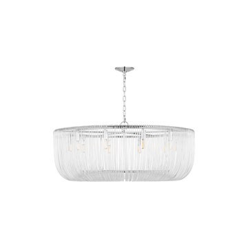 Visual Comfort Studio - CP14710PN - Ten Light Pendant - Pierce - Polished Nickel