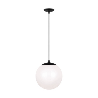Visual Comfort Studio - 6022-112 - One Light Pendant - Leo - Hanging Globe - Midnight Black