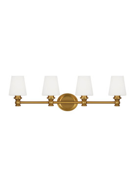 Visual Comfort Studio - VS22104BBS - Four Light Vanity - Xavierre - Burnished Brass
