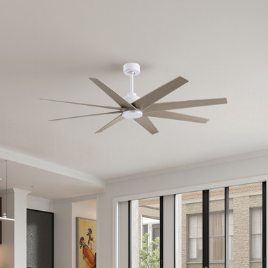 Matthews Fan Company - AN-MWH-GA-64 - 64"Ceiling Fan - Ariella - Matte White