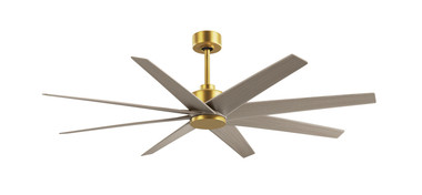 Matthews Fan Company - AN-BRBR-GA-64 - 64"Ceiling Fan - Ariella - Brushed Brass