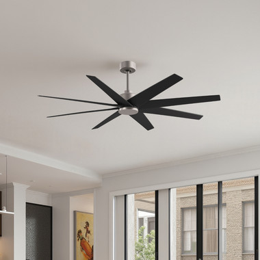 Matthews Fan Company - AN-BN-BK-64 - 64"Ceiling Fan - Ariella - Brushed Nickel