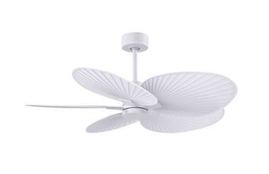 Matthews Fan Company - AKTP-MWH-MWH - 48"Ceiling Fan - Alessandra TROPICAL - Matte White