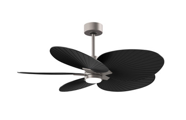 Matthews Fan Company - AKTPLK-BN-BK - 48"Ceiling Fan - Alessandra TROPICAL - LK - Brushed Nickel