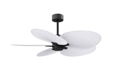 Matthews Fan Company - AKTP-BK-MWH - 48"Ceiling Fan - Alessandra TROPICAL - Matte Black