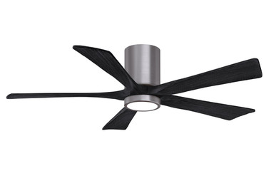 Matthews Fan Company - IR5HLK-BP-BK-52 - 52"Ceiling Fan - Irene-5HLK - Brushed Pewter